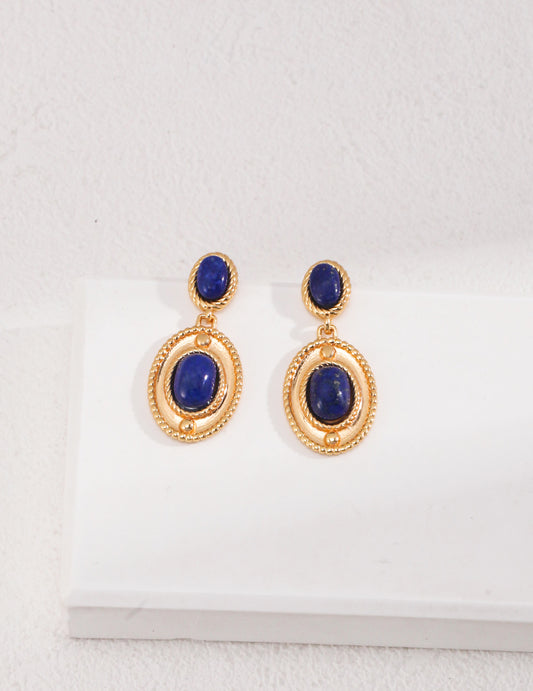 925 Silver earrings, natural turquoise earrings, vintage earrings, medieval jewelry, jewellery,natural gemstone