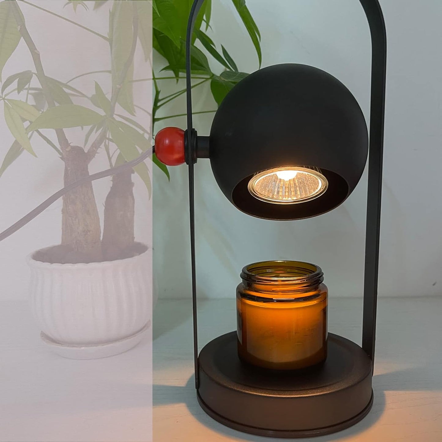 Candle Warmer Lamp with Timer, Dimmable Candle Lamp Warmer Electric Candle Warmer Compatible with Small and Large Scented Candles, Candle Melter for Bedroom Home Decor Gifts for Mom