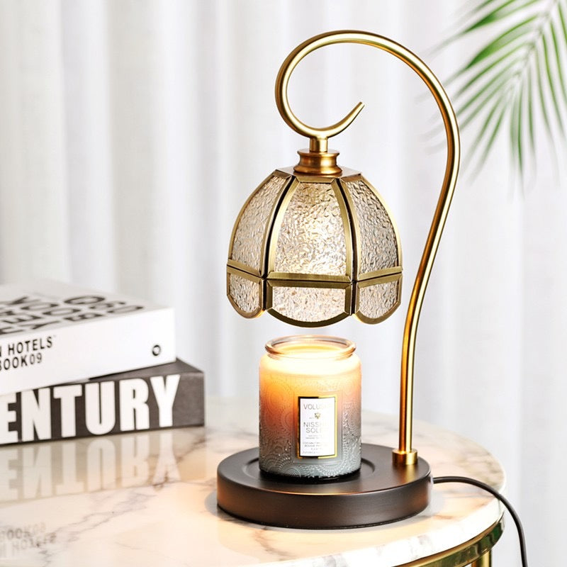 Candle Warmer Lamp with Timer, Dimmable Candle Lamp Warmer Electric Candle Warmer Compatible with Small and Large Candles, Candle Melter for Bedroom Home Decor Gifts for Mom